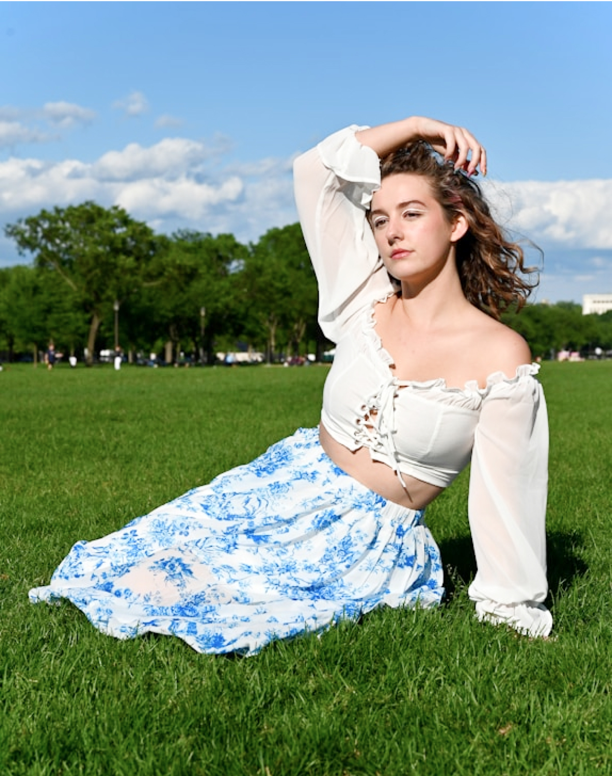 Camisa blanca de lino