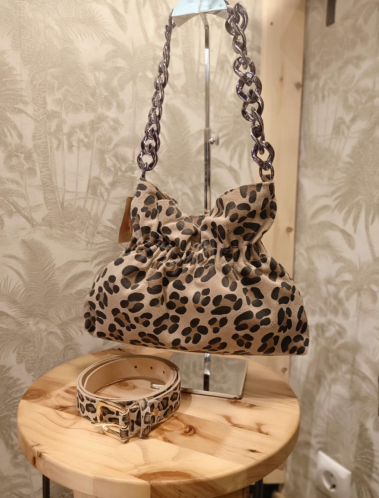 Bolso piel leopardo